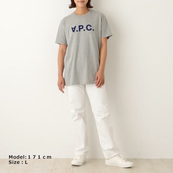アーペーセー Tシャツ 半袖カットソー トップス グレー メンズ レディース APC COEZB H26943 PLB 詳細画像