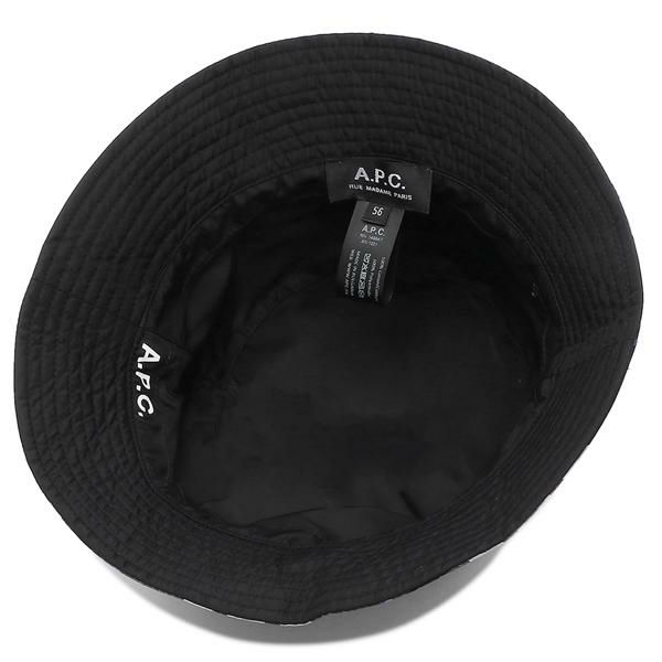 アーペーセー 帽子 ハット バケットハット リバーシブル ブラック マルチカラー メンズ レディース APC PAAFC M24103 LZA 詳細画像