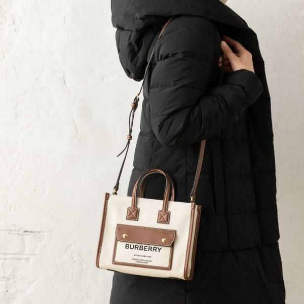 バーバリー トートバッグ ショルダーバッグ ベージュ ブラウン レディース BURBERRY 8044143 A1395
