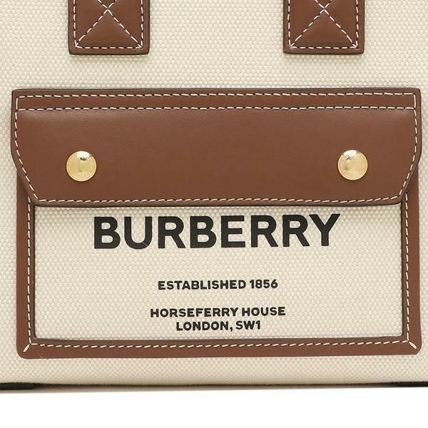 バーバリー トートバッグ ショルダーバッグ ベージュ ブラウン レディース BURBERRY 8044143 A1395 詳細画像