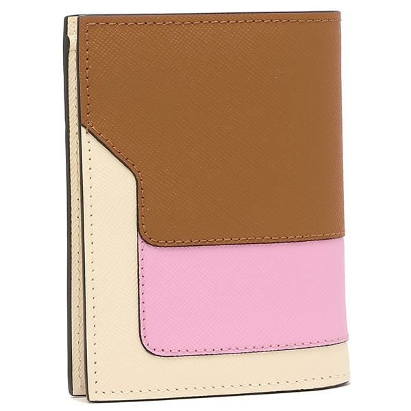 マルニ 二つ折り財布 トランク ミニ財布 ブラウン マルチカラー メンズ レディース MARNI PFMOQ14U13 LV520 Z565N 詳細画像