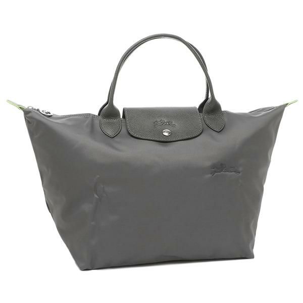 ロンシャン ハンドバッグ プリアージュグリーン Mサイズ グレー レディース LONGCHAMP 1623 919 P66