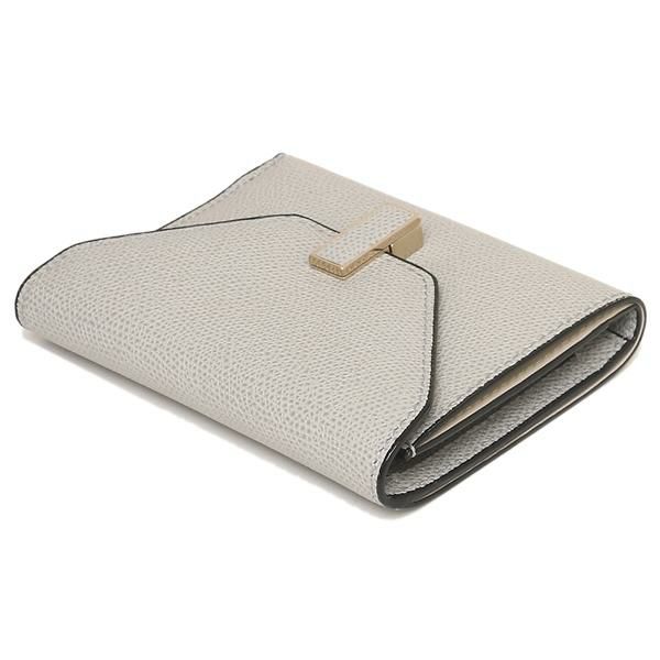 ヴァレクストラ 三つ折り財布 イジィデ ミニ財布 グレー レディース Valextra SGES0005028LOCPS99 GC 詳細画像