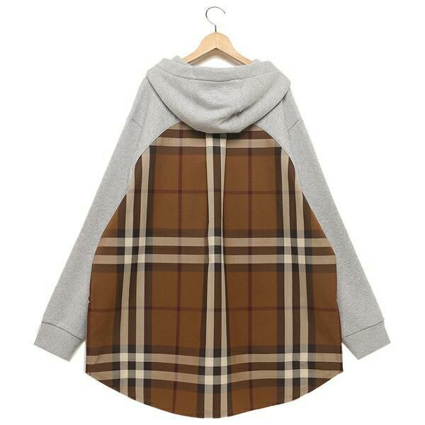 バーバリー パーカー ベティ トップス フーディー グレー レディース BURBERRY 8048924 A2142 詳細画像