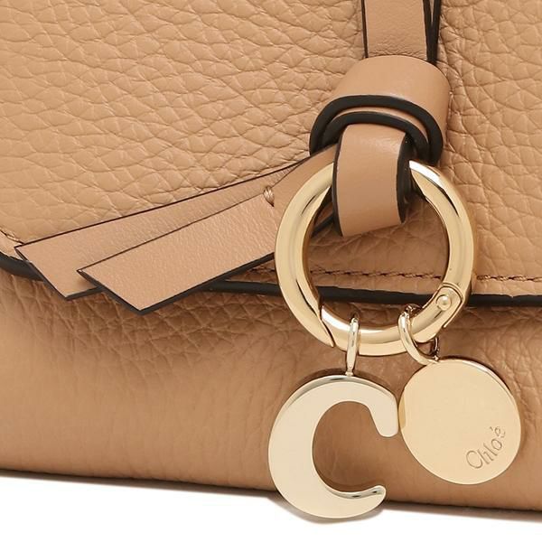 クロエ 三つ折り財布 アルファベット ミニ財布 ブラウン レディース CHLOE CHC21WP945F57 26X 詳細画像