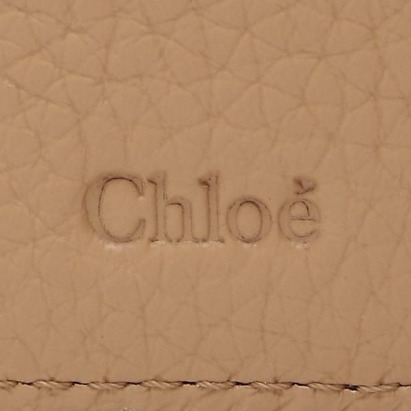 クロエ 三つ折り財布 アルファベット ミニ財布 ブラウン レディース CHLOE CHC21WP945F57 26X 詳細画像