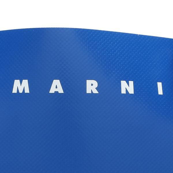 マルニ トートバッグ トライベッカ PVC ブルー ブラック メンズ レディース MARNI SHMQ0037A0 P3572 ZO226 A4対応 詳細画像