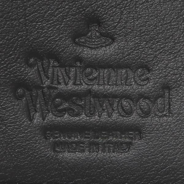 ヴィヴィアンウエストウッド 二つ折り財布 ブラック レディース VIVIENNE WESTWOOD 51010020 L001S N401 詳細画像