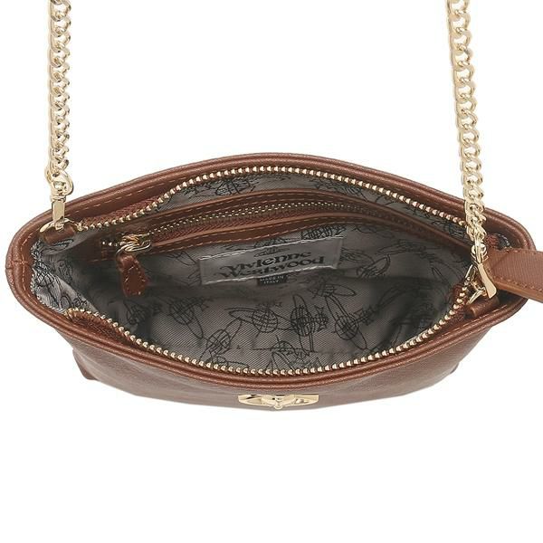 ヴィヴィアンウエストウッド ショルダーバッグ ブラウン レディース VIVIENNE WESTWOOD 51030010 L001N D410 詳細画像