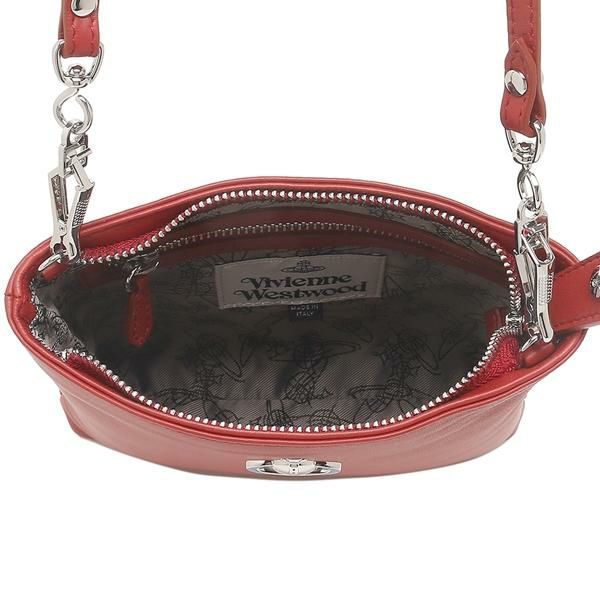 ヴィヴィアンウエストウッド ショルダーバッグ レッド レディース VIVIENNE WESTWOOD 51160005 L001L H406 詳細画像