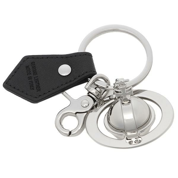 ヴィヴィアンウエストウッド キーリング サフィアーノ ブラック メンズ レディース VIVIENNE WESTWOOD 82030080 OM000 N401 詳細画像
