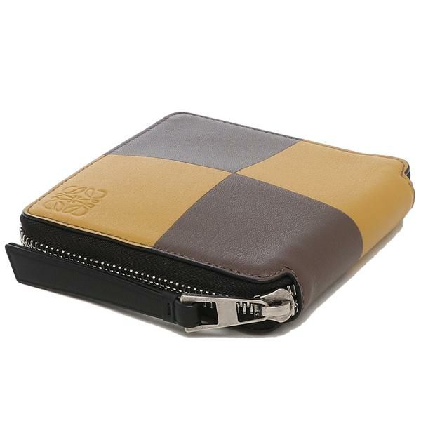 ロエベ 二つ折り財布 ブラウン イエロー レディース LOEWE 10301M88 7657 詳細画像
