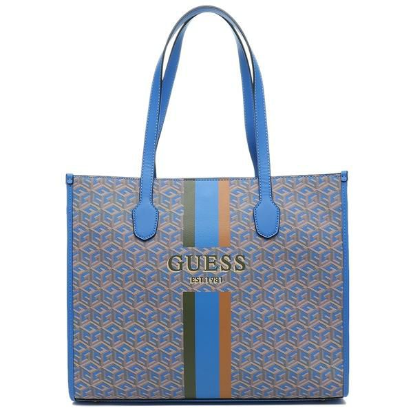 ゲス トートバッグ シルバーナ ブルー レディース GUESS sc866523 aql A4対応 詳細画像
