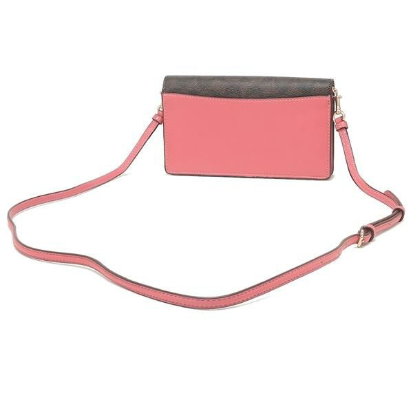 コーチ アウトレット ショルダーバッグ シグネチャー ブラウン ピンク レディース COACH 3036 IMUOE 詳細画像
