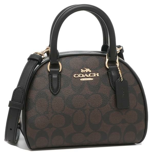 コーチ アウトレット ハンドバッグ ショルダーバッグ ブラウン ブラック レディース COACH CA591 IMAA8