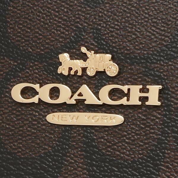 コーチ アウトレット ハンドバッグ ショルダーバッグ ブラウン ブラック レディース COACH CA591 IMAA8 詳細画像