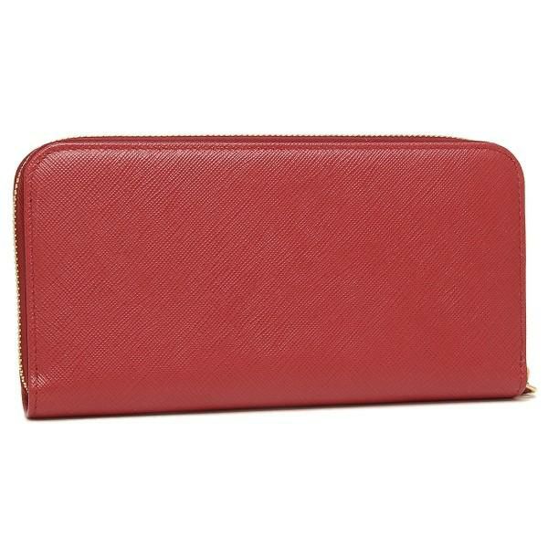 プラダ 財布 レディース PRADA 1ML506 QHH F068Z SAFFIANO TRIANGOLO PORTAFOGLIO 長財布 FUOCO 詳細画像