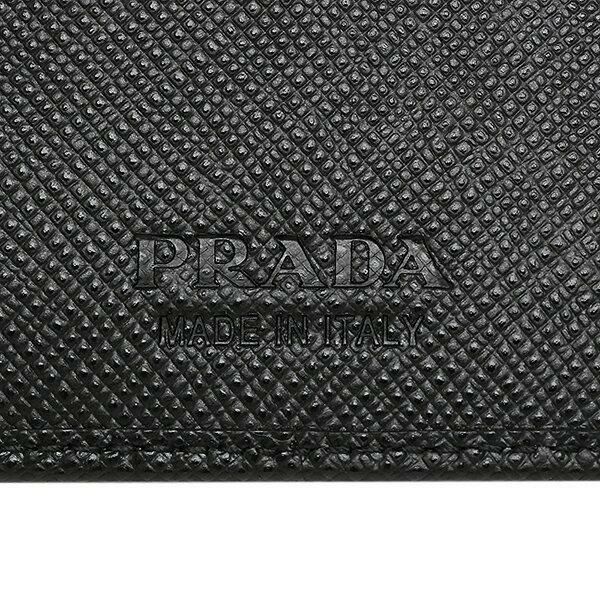 プラダ 財布 PRADA 2MO738 QME F0002 SAFFIANO METAL PORTAFOGLIO メンズ 二つ折り財布 NERO 詳細画像