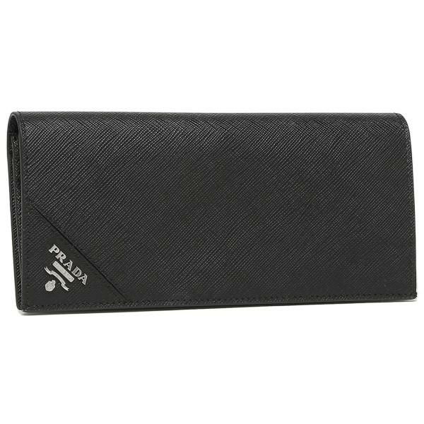 プラダ 財布 PRADA 2MV836 QME F0002 SAFFIANO METAL PORTADOCUMENTI メンズ 長財布 NERO