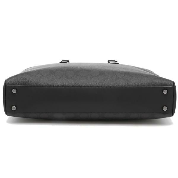 コーチ アウトレット ブリーフケース シグネチャー ブラック メンズ COACH C8175 QBN3A A4対応 詳細画像