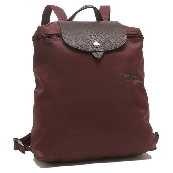 ロンシャン リュックサック バックパック プリアージュ グリーン レッド レディース LONGCHAMP 1699 919 009 A4対応