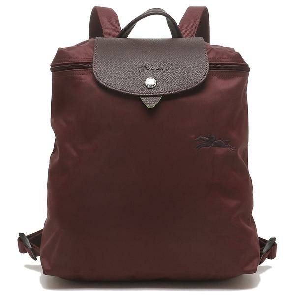 ロンシャン リュックサック バックパック プリアージュ グリーン レッド レディース LONGCHAMP 1699 919 009 A4対応 詳細画像