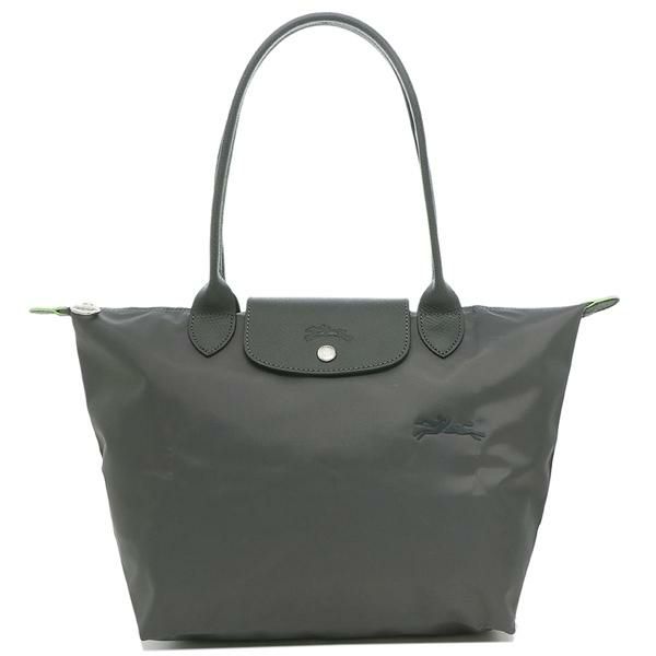 ロンシャン トートバッグ プリアージュ グリーン Sサイズ グレー レディース LONGCHAMP 2605 919 P66 詳細画像