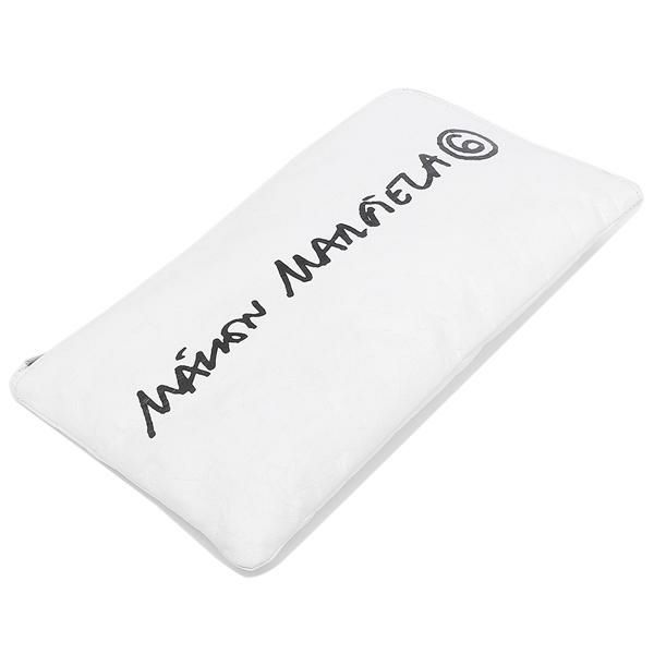 【訳ありアウトレット】MM6 Maison Margiela エムエムシックス メゾンマルジェラ バッグ クラッチバッグ ハンドプリント ナンバーロゴ ホワイト レディース S63WD0004 P4145 H8705【ラッピング不可商品】 詳細画像
