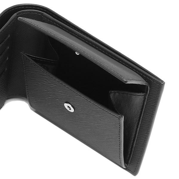 ダンヒル 二つ折り財布 プレーン PLAIN ブラック メンズ DUNHILL 22R2P10PS001R 詳細画像