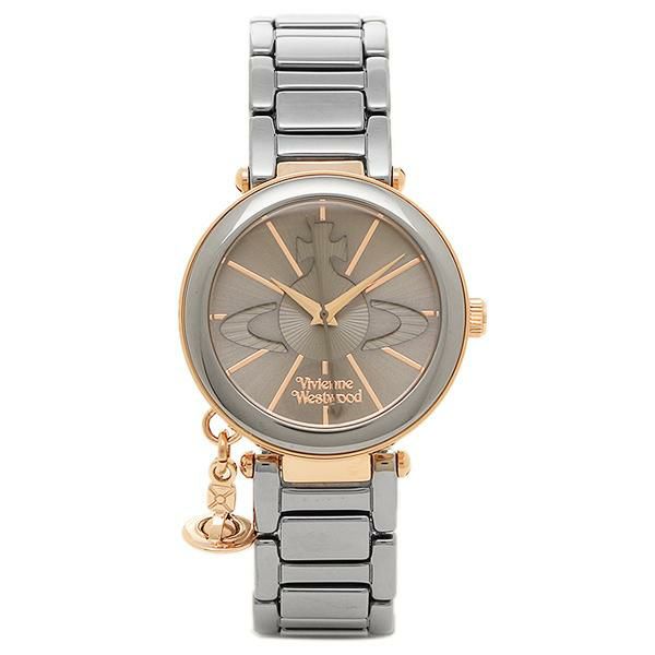 ヴィヴィアンウエストウッド 時計 VIVIENNE WESTWOOD VV067SLTI ケンジントン レディース腕時計ウォッチ ガンメタ/ローズゴールド