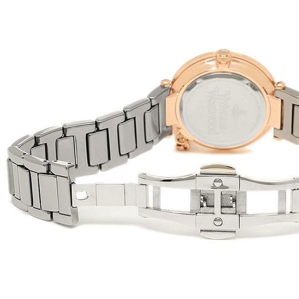 ヴィヴィアンウエストウッド 時計 VIVIENNE WESTWOOD VV067SLTI ケンジントン レディース腕時計ウォッチ ガンメタ/ローズゴールド 詳細画像