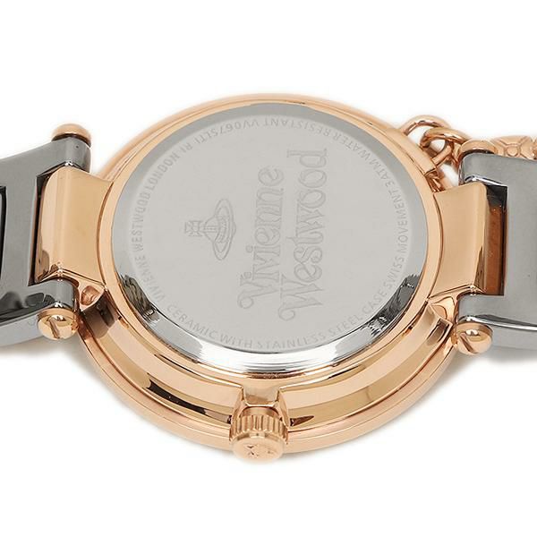 ヴィヴィアンウエストウッド 時計 VIVIENNE WESTWOOD VV067SLTI ケンジントン レディース腕時計ウォッチ ガンメタ/ローズゴールド 詳細画像