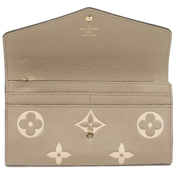 ルイヴィトン 長財布 ポルトフォイユサラNM モノグラム ベージュ レディース LOUIS VUITTON M81049 詳細画像
