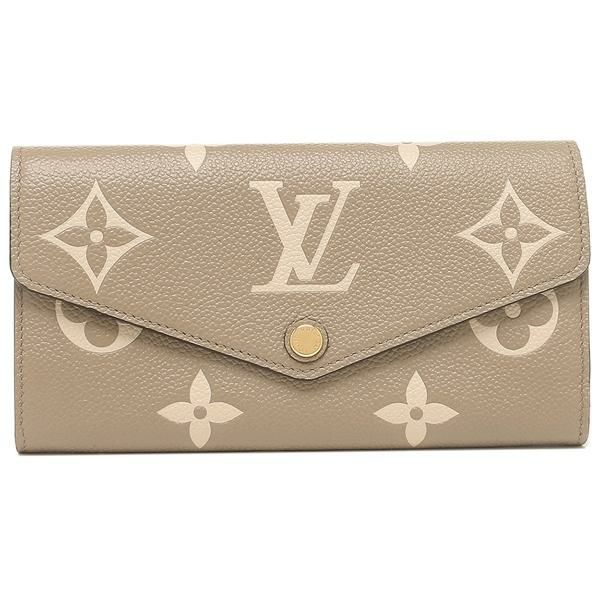 ルイヴィトン 長財布 ポルトフォイユサラNM モノグラム ベージュ レディース LOUIS VUITTON M81049 詳細画像