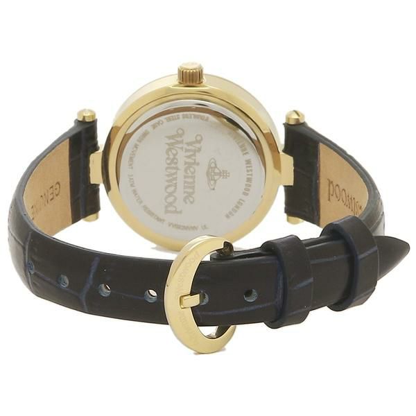 ヴィヴィアンウエストウッド 時計 レディース 29mm クォーツ ネイビー ブラック VIVIENNE WESTWOOD VV092NVNV レザー 詳細画像