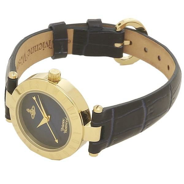 ヴィヴィアンウエストウッド 時計 レディース 29mm クォーツ ネイビー ブラック VIVIENNE WESTWOOD VV092NVNV レザー 詳細画像