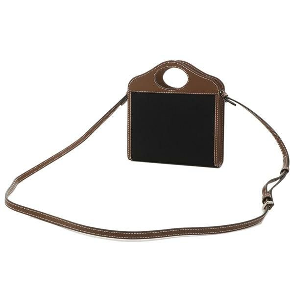 バーバリー ショルダーバッグ ハンドバッグ マイクロポケットバッグ 2WAY ブラック レディース BURBERRY 8055187 A1189 詳細画像