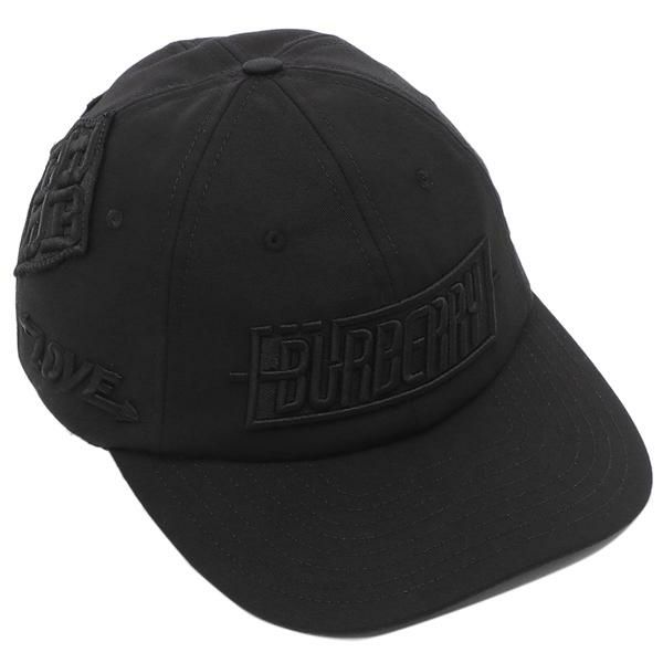 バーバリー キャップ 帽子 ベースボールキャップ ブラック メンズ レディース BURBERRY 8056125 A1189