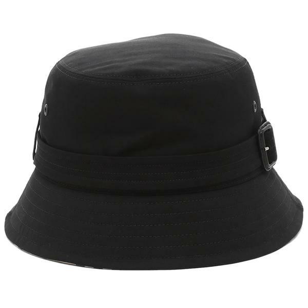 バーバリー ハット 帽子 バケットハット ブラック メンズ レディース BURBERRY 8057394 A1189 詳細画像