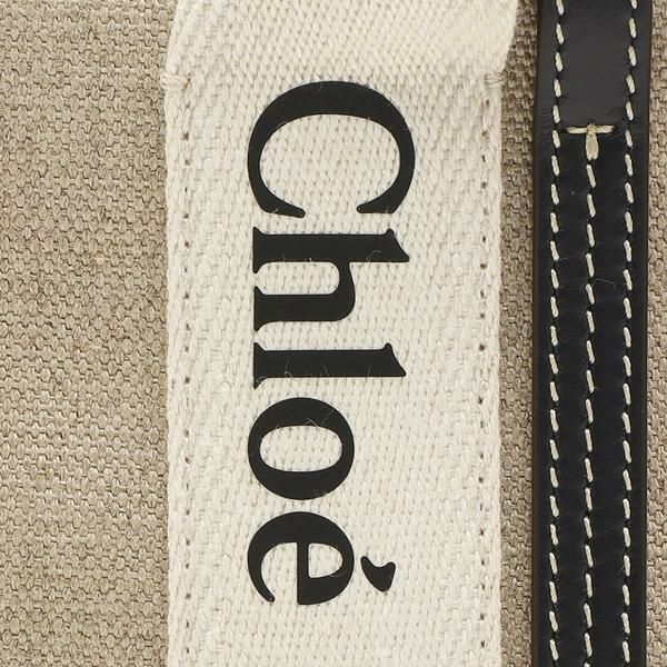 クロエ トートバッグ ショルダーバッグ ウッディ ミニバッグ ベージュ ホワイト レディース CHLOE CHC22AP237I26 91J 詳細画像