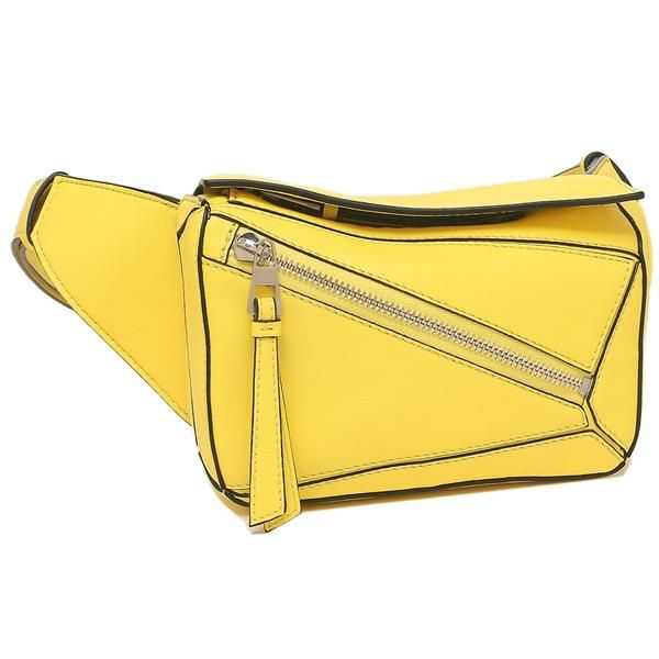ロエベ ボディバッグ ショルダーバッグ パズル バムバッグ ミニサイズ ウエストバッグ イエロー メンズ LOEWE B510U89X02 8240