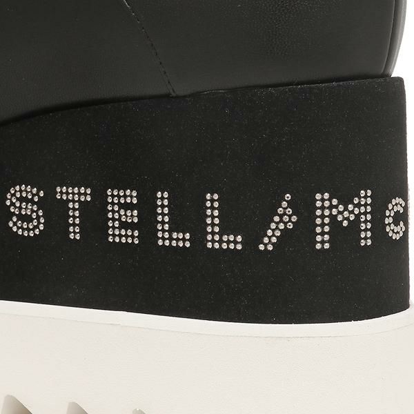 ステラマッカートニー 靴 シューズ エリス プラットフォーム ロゴ レースアップ ブラック レディース STELLA McCARTNEY 800004 W0YG0 1000 詳細画像