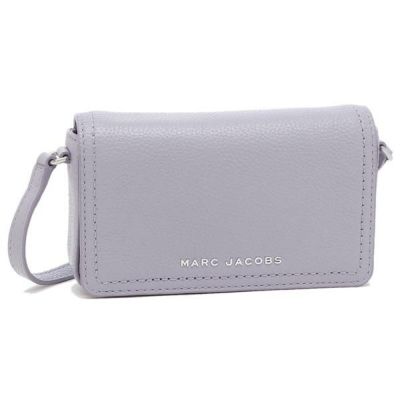 マークジェイコブス レザー パープル シルバー ロゴ IDケース 小銭入れ 新品 マークジェイコブス アウトレット 定期入れ パスケース コインケース