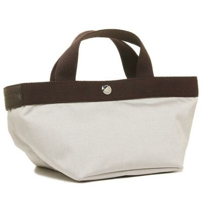 エルベシャプリエ トートバッグ Herve Chapelier 701C 6369 レディース ベージュ モカ