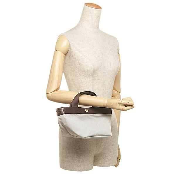 エルベシャプリエ トートバッグ Herve Chapelier 701C 6369 レディース ベージュ モカ 詳細画像