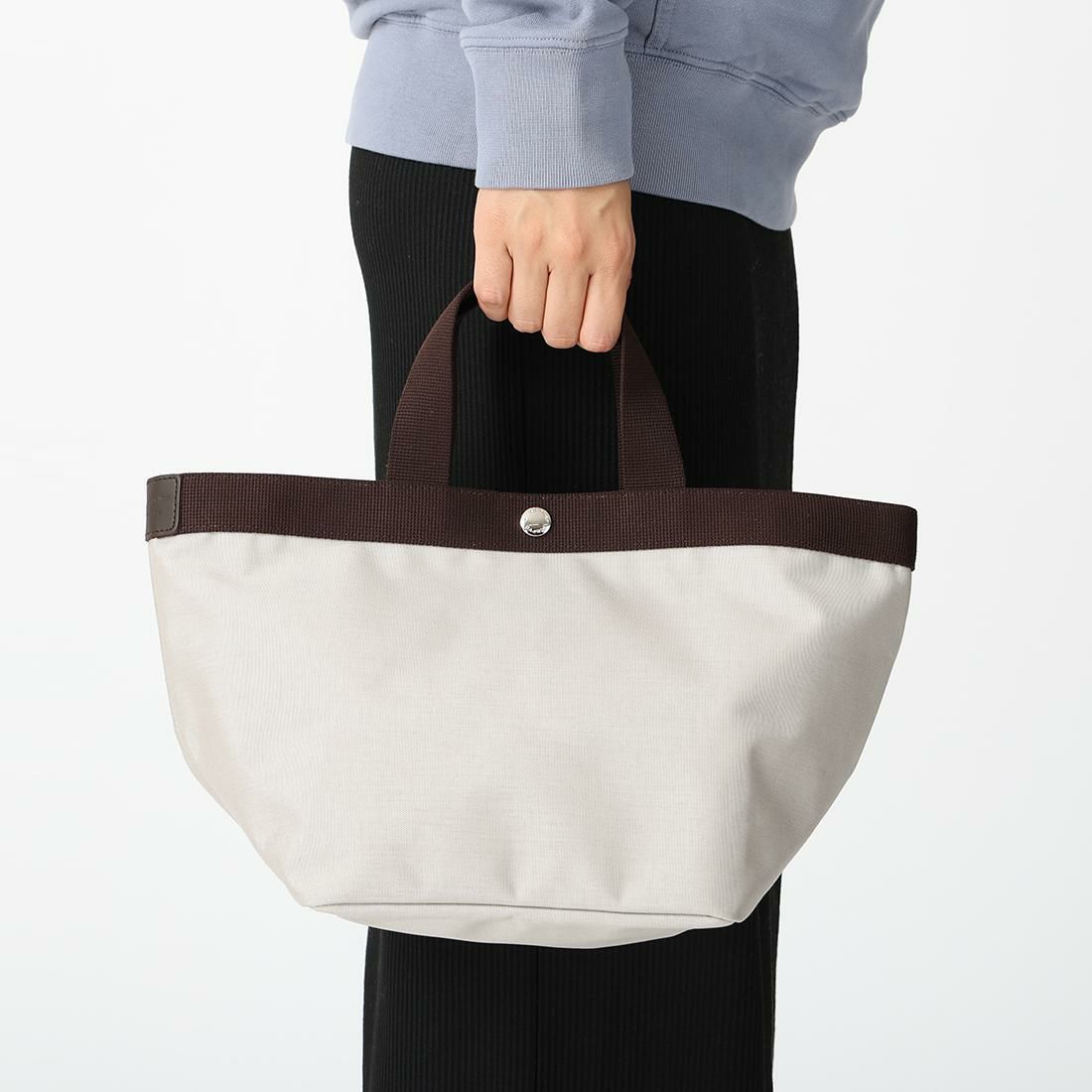 エルベシャプリエ トートバッグ Herve Chapelier 707C 6369 レディース ベージュ モカ