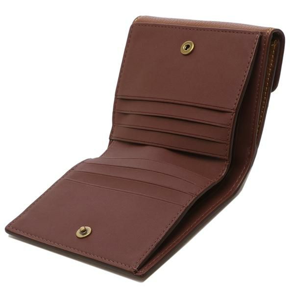 コーチ 二つ折り財布 タビー ミニ財布 ブラウン レディース COACH 76527 B4L4A 詳細画像