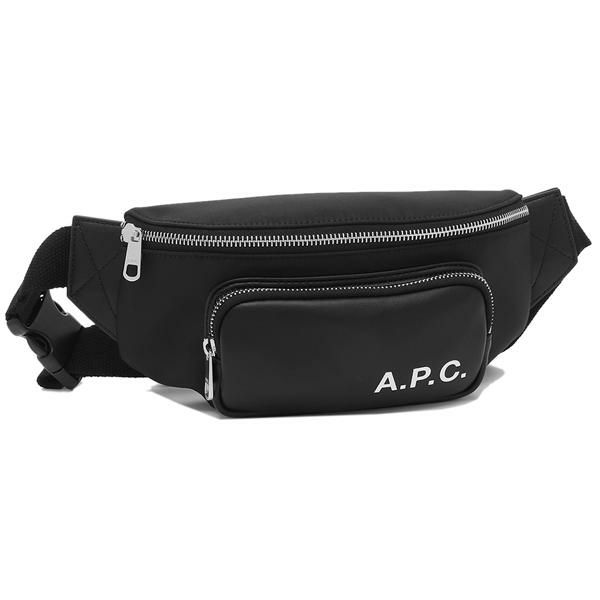 アーペーセー ボディバッグ ウエストバッグ ウエストポーチ ベルトバッグ ヒップバッグ ブラック メンズ APC H62167 PAADY LZZ