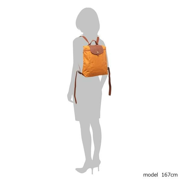 ロンシャン リュックサック バックパック プリアージュ オレンジ レディース LONGCHAMP 1699 089 025 A4対応 詳細画像