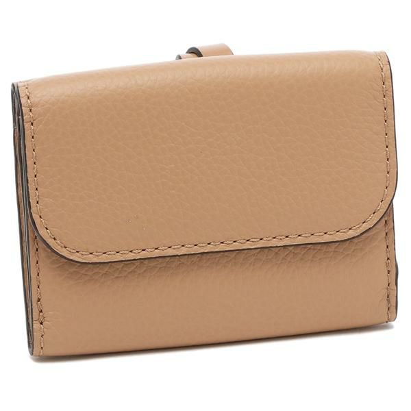 クロエ 三つ折り財布 アルファベット ミニ財布 ベージュ レディース CHLOE CHC21WP946 F57 26X 詳細画像
